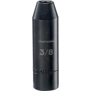 CRAFTSMAN Deep Impact Socket, SAE, 1/2-Inch Drive, 3/4-Inch (CMMT16061)(3/8″)