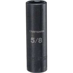 CRAFTSMAN Deep Impact Socket, SAE, 1/2-Inch Drive, 3/4-Inch (CMMT16061)(5/8″)