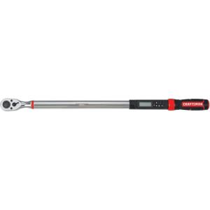 CRAFTSMAN Digital Torque Wrench, SAE, 1/2-Inch, 50-250 FT-LB, (CMMT99436)