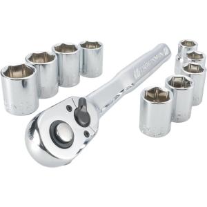 CRAFTSMAN Mechanics Tool Set, Metric, 3/8 Inch Drive, 10 Piece (CMMT34564)((Pack of 1))