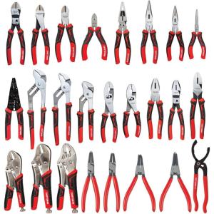 CRAFTSMAN Plier Set, 25 Pieces, Durable and Versatile Pliers, Stainless Steel Blades (CMHT82625)