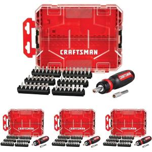 CRAFTSMAN RATCHETING SCREWDRIVER, 44PC (CMHT68017), Red((Pack of 4))