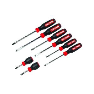 CRAFTSMAN Screwdriver Set, Bi-Material, 8 Piece Set (CMHT65075N)(8 Piece Set (Pack of 1))