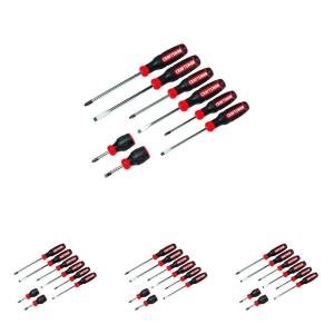 CRAFTSMAN Screwdriver Set, Bi-Material, 8 Piece Set (CMHT65075N)(8 Piece Set (Pack of 4))