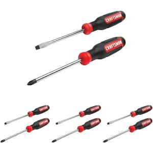 CRAFTSMAN Screwdriver Set, Bi-material, 2 Piece (CMHT65072N)(2 Count (Pack of 4))