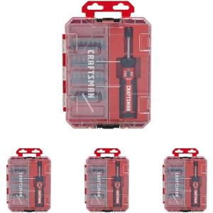 CRAFTSMAN Torque Screwdriver Set with Storage, 1″ Phillips, Slotted, Hex, Torx and Square Screwdriving Bits, 29 Piece (CMHT68130)(One Size (Pack of 4))