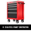 CRAFTSMAN Rolling Tool Chest, 26-inch, 5-Drawer, Workshop Tool Storage with Wheels (CMST32752RB)(New (Red))