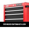 CRAFTSMAN Rolling Tool Chest, 26-inch, 5-Drawer, Workshop Tool Storage with Wheels (CMST32752RB)(New (Red))