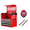 CRAFTSMAN S2000 26IN 4-DRAWER CHEST W/LIGHT & DIVIDE (CMST32642BK)(New (Red))