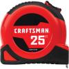 CRAFTSMAN 25-Ft Tape Measure with Fraction Markings, Retractable, Self-Locking Blade (CMHT37225)(7.6 m)