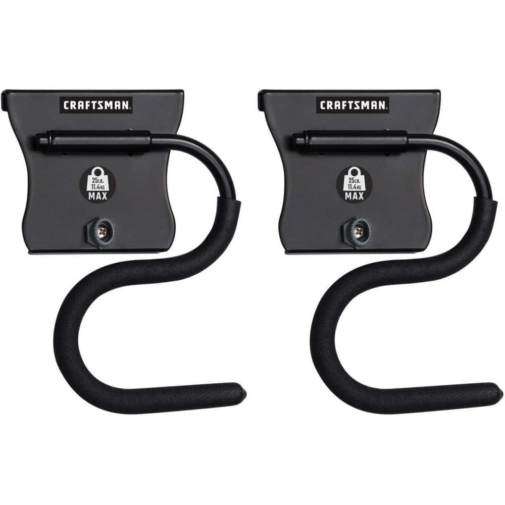 imageCRAFTSMAN Versatrack Garage Hooks Long General Purpose CMST82608VT1 Count Pack of 2