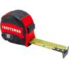 CRAFTSMAN 25-Ft Tape Measure with Fraction Marketing, Retractable, Manual-Locking Blade (CMHT37443S)(4.9 m)