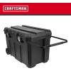 CRAFTSMAN 29-in. Rolling Tool Box with Wheels, Black, Plastic, Lockable (CMST24800)(50 gallon Chest)