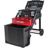 CRAFTSMAN 29-in. Rolling Tool Box with Wheels, Black, Plastic, Lockable (CMST24800)(Multi-level Tool Box)
