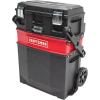 CRAFTSMAN 29-in. Rolling Tool Box with Wheels, Black, Plastic, Lockable (CMST24800)(Multi-level Tool Box)