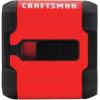 CRAFTSMAN Laser Level, Cross Line, Red, 36-Foot Range (CMHT77629)