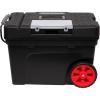 CRAFTSMAN 29-in. Rolling Tool Box with Wheels, Black, Plastic, Lockable (CMST24800)(17 gallon Tool Box)