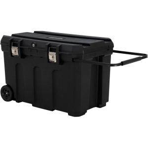CRAFTSMAN 29-in. Rolling Tool Box with Wheels, Black, Plastic, Lockable (CMST24800)(50 gallon Chest)
