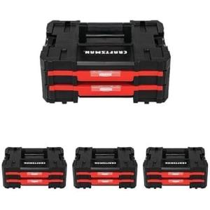 CRAFTSMAN Plastic Tool Box With Drawers, Organizer and Storage (CMST17804)((Pack of 4))