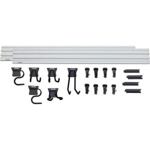 CRAFTSMAN Versatrack Garage Storage System, Storage Rail with 20 Piece Set Mounting Accessories (CMST22000)