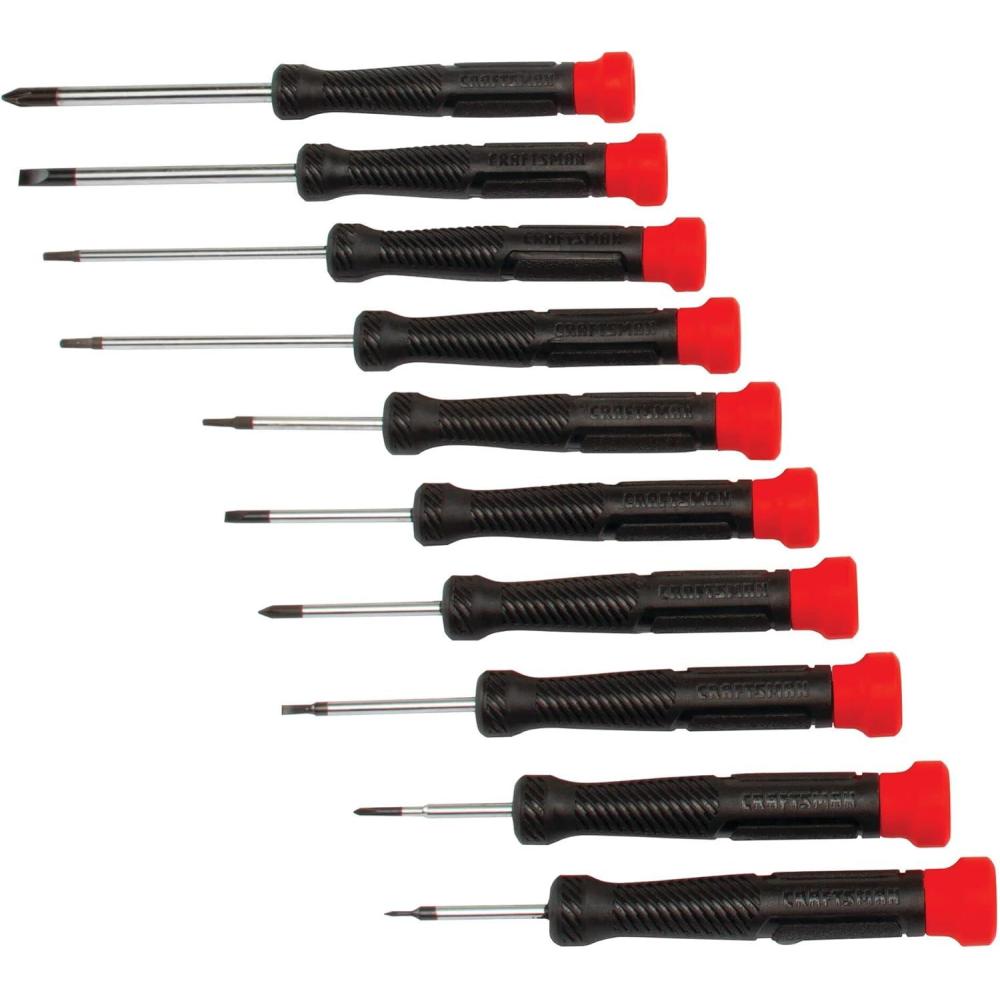 imageCRAFTSMAN Screwdriver Set Precision 10Piece CMHT65070
