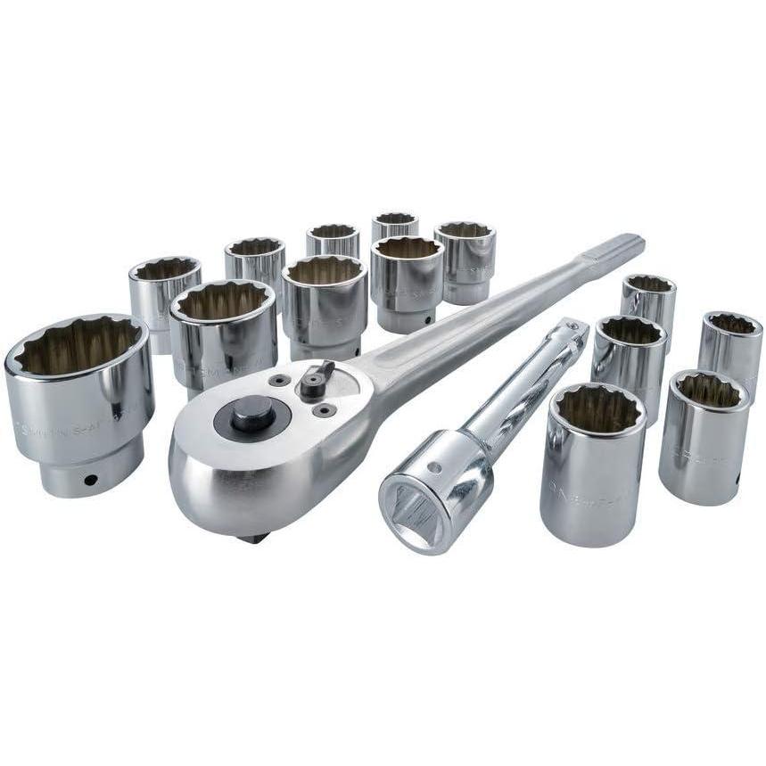 imageCRAFTSMAN Socket Set with 72tooth Ratchet 16 Piece 34 Drive CMMT12036