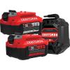 CRAFTSMAN 20V Battery and Charger Set, 4Ah and 6Ah Lithium Ion Batteries and 1 Charger, Cordless Tool Battery Packs (CMCB2046-CK)