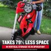 CRAFTSMAN 2X V20 BRUSHLESS RP 21″ Rear Wheel Driver Mower, Self-Propelled, (2) 9.0Ah Batteries and (2) Chargers Included (CMCMWSP320X2)