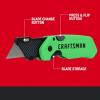 CRAFTSMAN High-Visibility Folding Utility Knife with 1 Blade (CMHT10352)