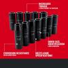CRAFTSMAN Impact Socket Set, Metric, 1/2-Inch Drive, Deep Impact Sockets, 12-Piece (CMMT15887)(1/2 Inch)