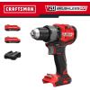CRAFTSMAN V20 1/2 Inch Drill/Driver Kit with 2 Batteries and Charger (CMCD725D2)