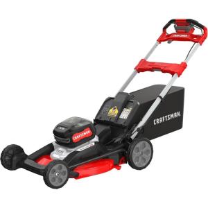 CRAFTSMAN 2X V20 BRUSHLESS RP 21″ Rear Wheel Driver Mower, Self-Propelled, (2) 9.0Ah Batteries and (2) Chargers Included (CMCMWSP320X2)