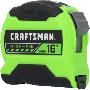 CRAFTSMAN High-Visibility Tape Measure 16 FT (CMHT38216S)