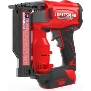 CRAFTSMAN V20 RP Pin Nailer, Nail Gun, 23GA, For 5/8-1-3/8 inch Pin Nails, Bare Tool Only (CMCN623B)
