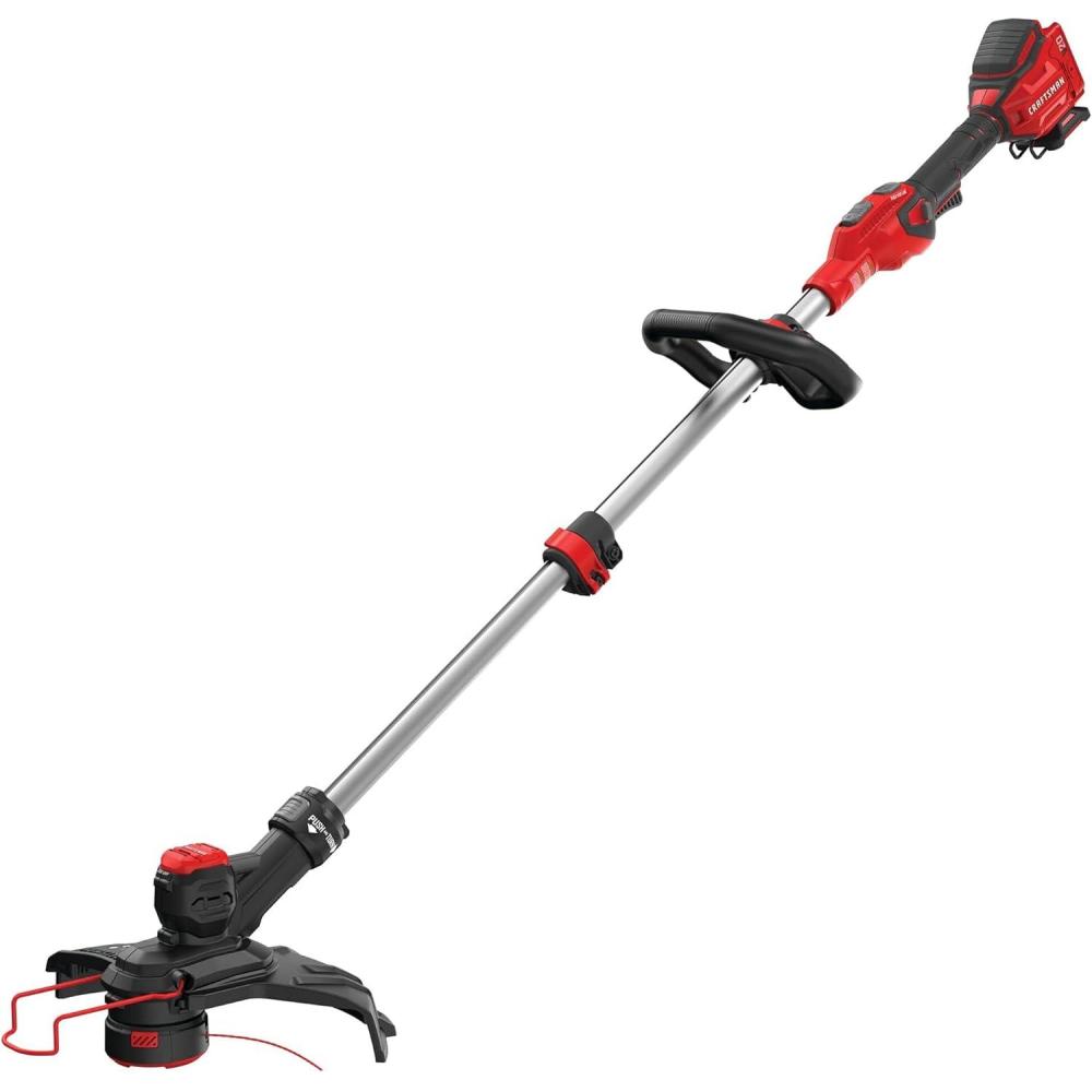 imageCRAFTSMAN 20V Cordless String Trimmer and Lawn Edger Tool Only CMCST910BTool Only