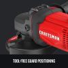 CRAFTSMAN V20 Cordless Angle Grinder Tool Kit, 4-1/2 inch, Battery and Charger Included (CMCG400M1)(Tool + Battery + Charger)