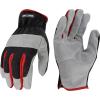 Radians Craftsman Performance Hybrid Leather Work Glove L, Red (CMXPGRA216L)(Large (Pack of 1))