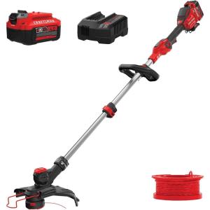CRAFTSMAN 20V Cordless String Trimmer and Lawn Edger, Tool Only (CMCST910B)(String Trimmer / Edger)