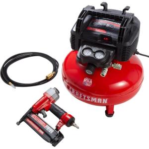 CRAFTSMAN Brad Nailer and Air Compressor Combo Kit With Hose (CMEC1KIT18)(Compressor & Tool Kit Only)