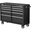 CRAFTSMAN S2000 52″ Tool Chest, 10-Drawer Rolling Tool Storage Cabinet with Tray and Holder, Red (CMST352102RB)(New (Black))