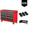 CRAFTSMAN S2000 52″ Tool Chest, 10-Drawer Rolling Tool Storage Cabinet with Tray and Holder, Red (CMST352102RB)(New (Red))