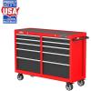 CRAFTSMAN S2000 52″ Tool Chest, 10-Drawer Rolling Tool Storage Cabinet with Tray and Holder, Red (CMST352102RB)(New (Red))