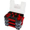 CRAFTSMAN Storage Organizer, Small Parts Organizer, 3-Packs with 10-Compartments, Lid Includes Secure Latch (CMST60964M)(Triple Pack)