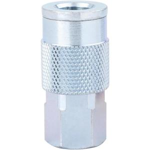 CRAFTSMAN 1/4-in Steel NPT Female Coupler for Air Hose Fittings, Quick Connector Coupler, Industrial Interchange