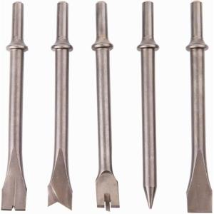 CRAFTSMAN 5-Piece Air Chisel Set, 0.401-in Shank, Hardened Alloy Steel, Variety of Chisel Heads for Multiple Applications