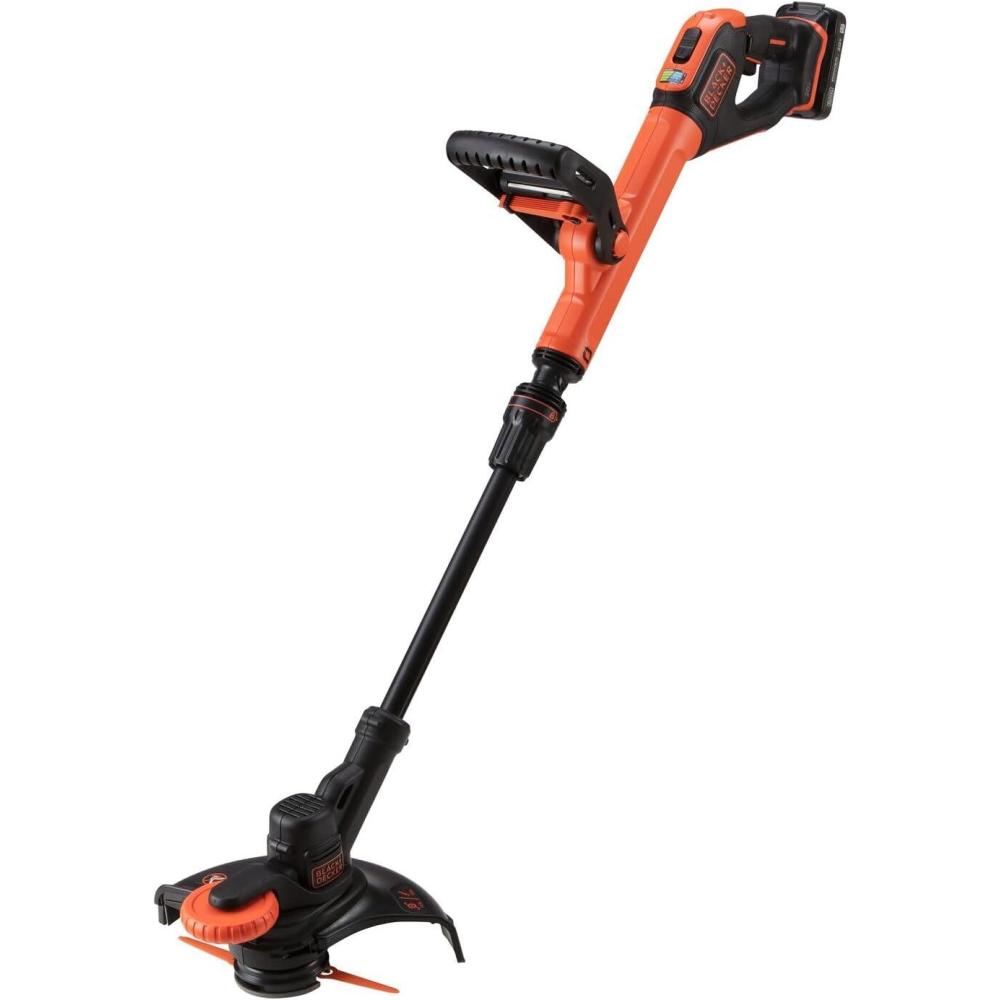 imageBLACKDECKER 20V MAX Cordless Resin Blade and String Trimmer Kit with Battery and Charger Included BCSTRB922H1