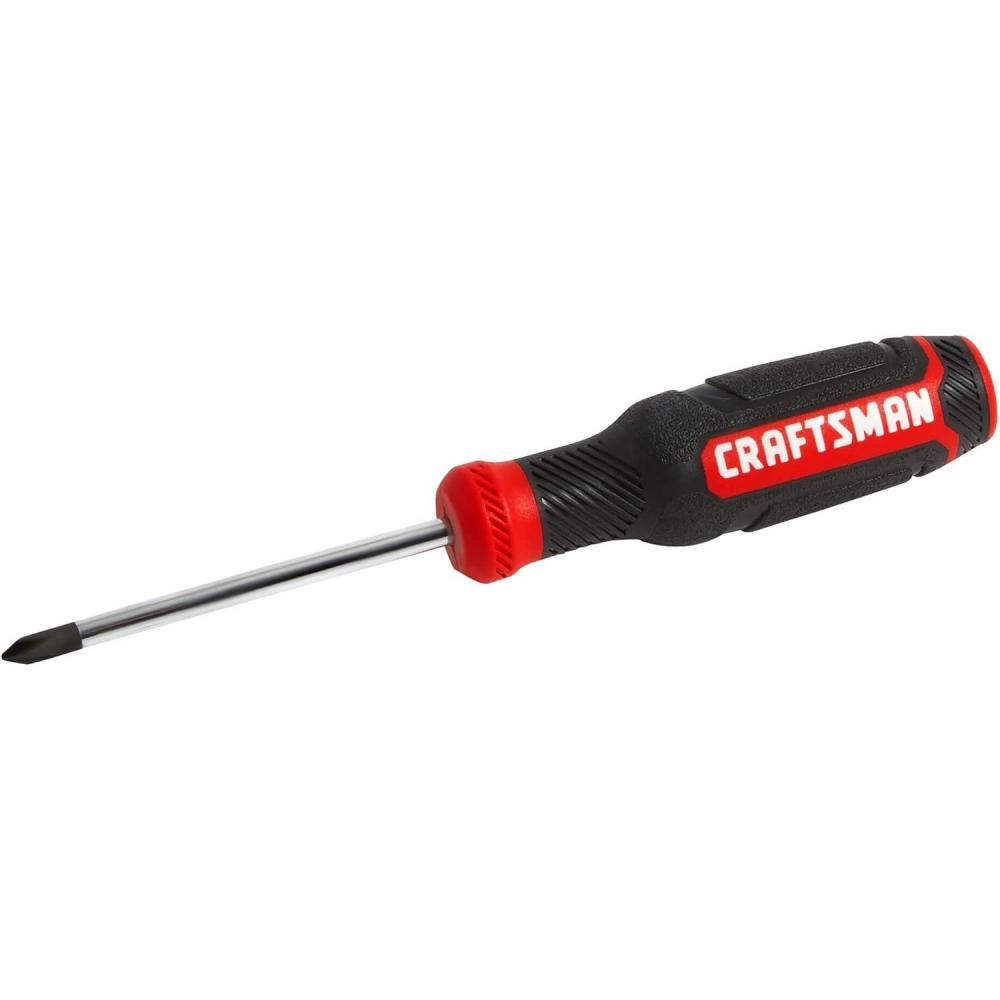 imageCRAFTSMAN Phillips Screwdriver BiMaterial PH 1 X 3 Inch CMHT65052N1 Count Pack of 1