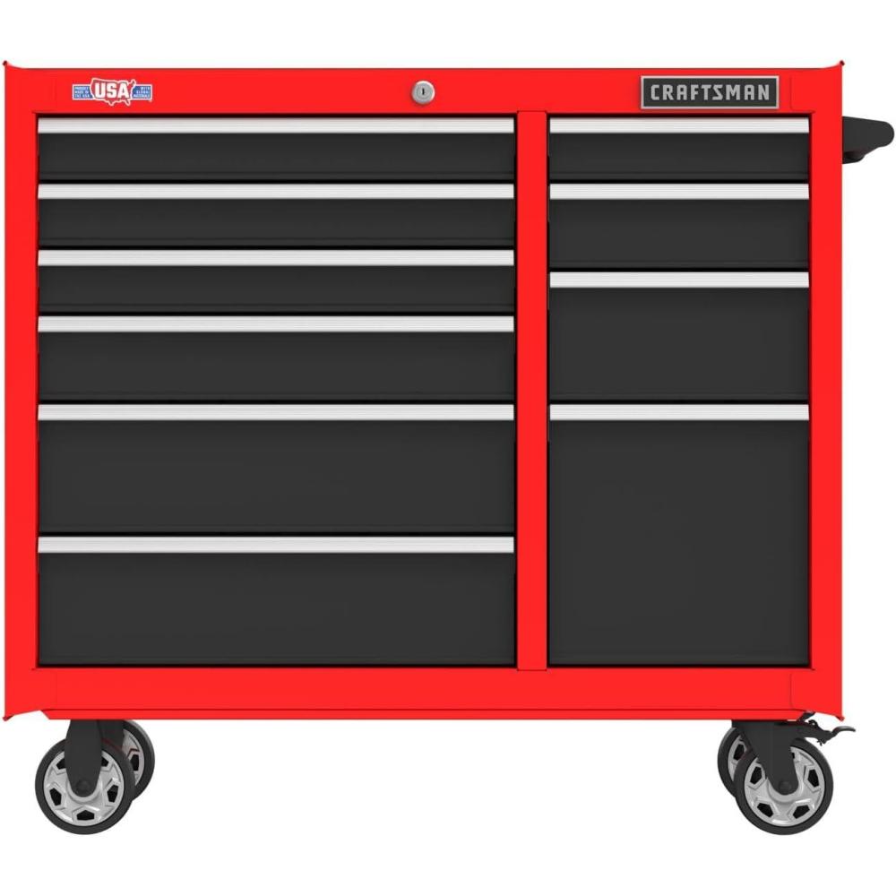 imageCRAFTSMAN S2000 41IN 10DRAWER CABINET TRAY amp HOLDER BK CMST341102BKNew Red