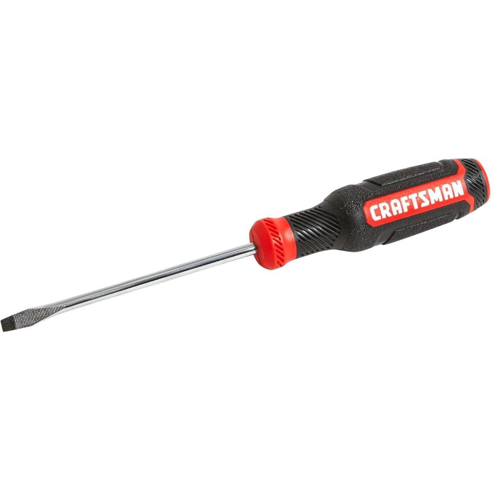 imageCRAFTSMAN Screwdriver Slotted BiMaterial 316 X 4 Inch CMHT65061NNEW Slotted Screwdriver  4 Inch