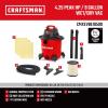 CRAFTSMAN CMXEVBE17590 9 Gallon 4.25 Peak HP Wet Dry Vac, Portable Shop Vacuum Wet and Dry with Filter, Dust Bag, Hose and Attachments for Home, Garage and Automotive Cleaning(9 Gal 4.25 Peak HP w/ Dust Bags)